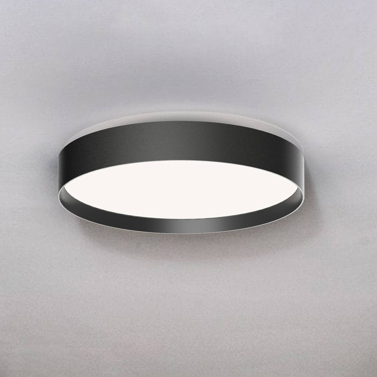 LOOM DESIGN LED Deckenlampe Lucia, dimmbar, schwarz, für Wohn- / Esszimmer, Aluminium, Modern, LED Deckenleuchte