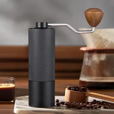 Manual Coffee Grinder Stainless Steel Conical Burr Adjustable Setting High Quality Portable Hand