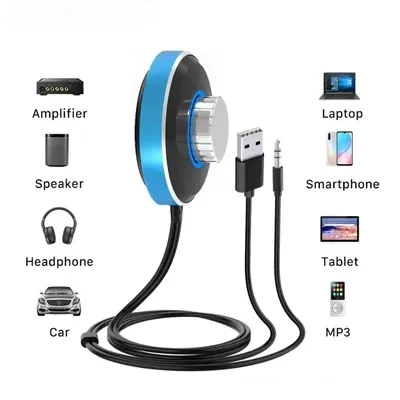 Bluetooth 5,0 aux Wireless-Adapter in Auto Freis prec heinrich tung 3,5-mm-Buchse Stereo-Empfänger Image