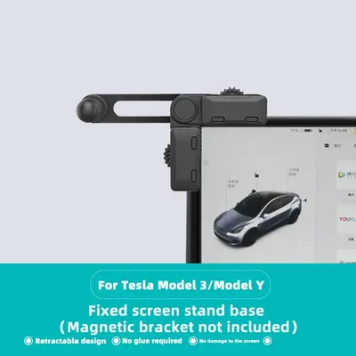 TEEQ für 2016–2025 Tesla Model3 Highland ModelY Autotelefonhalter Halterung, verstellbare magnetische Autotelefon-Stützrahmen-Zubehör Image