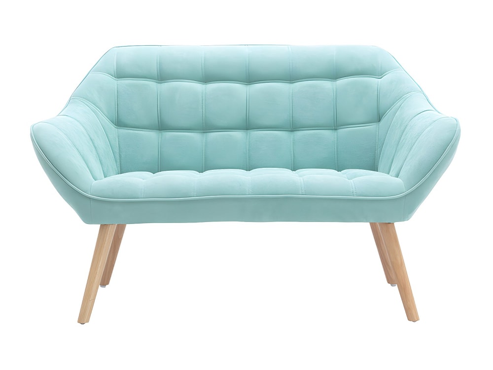 Canapé fixe 2 places vert amande