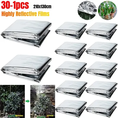 210x130cm Silver Mylar Highly Reflective Films Good Solar Radiation Transmission Performance