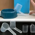 Cucchiaio dosatore per animali domestici Cucchiaio trasparente per animali domestici Cucchiaio