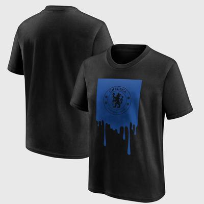 Chelsea Liquify Grafik-T-Shirt – Schwarz – Kinder Image