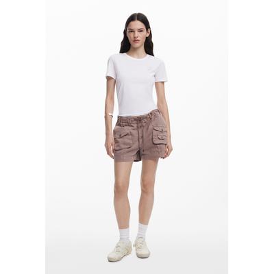 Plain cargo shorts