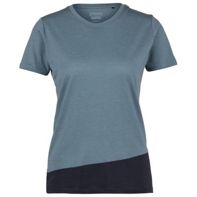 Stoic - Women's Merino155 LaholmSt. Colorblock T-Shirt - Merinoshirt Gr XL grau Image