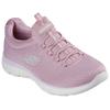 Slip-On Sneaker SKECHERS "SUMMITS-SUMMER BLUSH", Damen, Gr. 35, mauve, multi, Textil, casual, Schuhe, Schnürschuh, Slipper, Sneaker mit Memory Foam