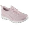 Slip-On Sneaker SKECHERS "GRACEFUL-PICTURE PERFECT", Damen, Gr. 37, rosa, Textil, Lederimitat, casual, Schuhe, Freizeitschuh, Slipper in veganer Verarbeitung