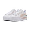 Sneaker PUMA "MAYZE MIX WNS", Gr. 41, puma weiß, alpine snow, loden grün, Leder, unifarben, sportlich, Schuhe