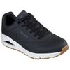 Sneaker SKECHERS "UNO-STAND ON AIR", Herren, Gr. 43, schwarz-weiß (schwarz, weiß), Lederimitat, sportlich, Schuhe, Plateausneaker, Keilsneaker mit Memory Foam