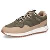 Sneaker DOCKERS BY GERLI, Herren, Gr. 45, grün (khaki, beige), Textil, Lederimitat, sportlich, Schuhe, Trekkingschuh, Outdoorschuh, Schnürschuh, Freiezeitschuh