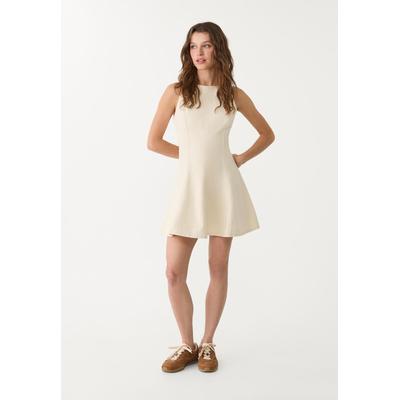 Stradivarius Short denim dress Ecru M