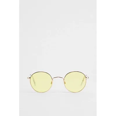 UO Liam Yellow Sunglasses - Yellow at Urban Outfitters