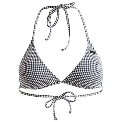 Roxy - Women's Gingham Tiki Triangle - Bikini-Top Gr S grau Image
