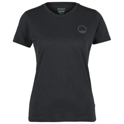 Stoic - Women's Merino155 LaholmSt. Print T-Shirt Sun - Merinoshirt Gr XXL schwarz Image