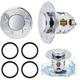 Rnemitery - 2 Pièces Bonde de Lavabo Universel Pop Up 34-40mm,Bonde de Lavabo Pop-Up avec Filtre