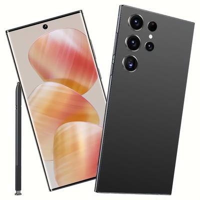 TEMU Unlocked Cell Phone Smartphone 6.8'' Full Hd+ Display 8gb + 256gb Factory Unlocked Mobile Phones 6800mah Built-, With Case, Screen Protector, Charging Cable, Headset Image