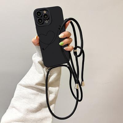 TEMU Complete Set Of Shockproof And Lanyard Phone Case Compatible With Iphone Models 16, 15, 14, 13, 12, 11 , Xs, Xr, 7, 8, Se2, And Se3. Image