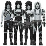 Motley Crue Super7 Reaction Wave 2 Black & White Shout at the Devil 4 Figure Set