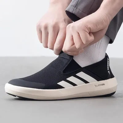 Adidas Men’s TERREX ClimaCool Shoes | Lightweight Summer Hiking Slip-Ons with Drainage Design