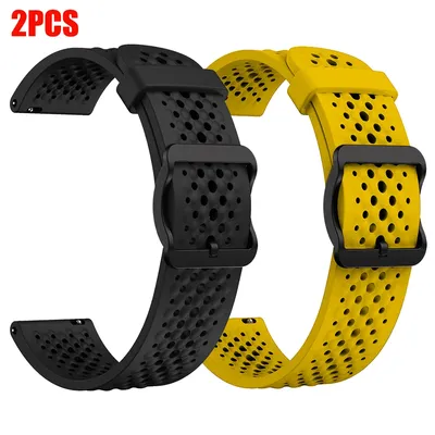 2pecs Uhrenarmband 22mm für Garmin Venu 3 2 Atmungsaktives Band Forerunner 265 255 Musik Vivoactive Image