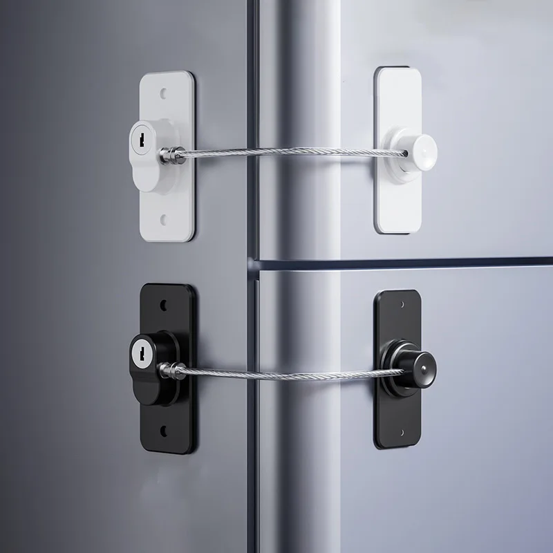 Home Baby Safety Kühlschrankschlösser Anti-Fall-Begrenzung Windows Lock Multifunktionaler drehbarer Schrank Kinder Sicherheitsschutz Image