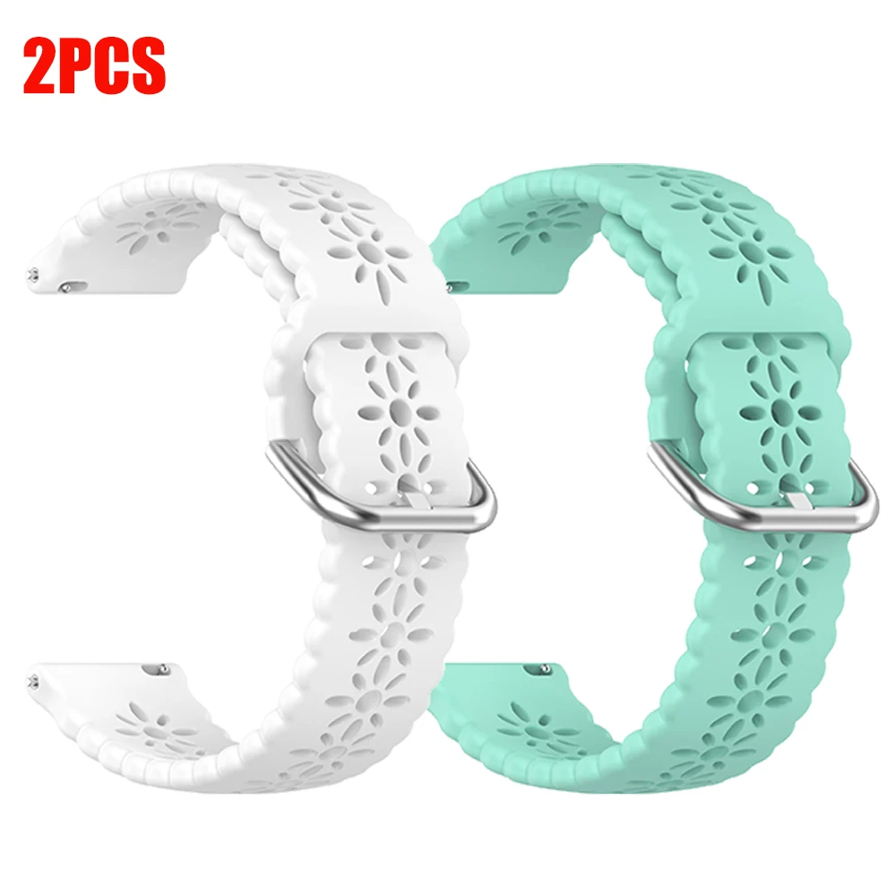 2pecs 20mm 22mm Silikonarmband für Garmin Venu 3 2 Band Forerunner 265 255 165 Musik Vivoactive 4 Armband Garmin Venu Sq 2 Gürtel Image