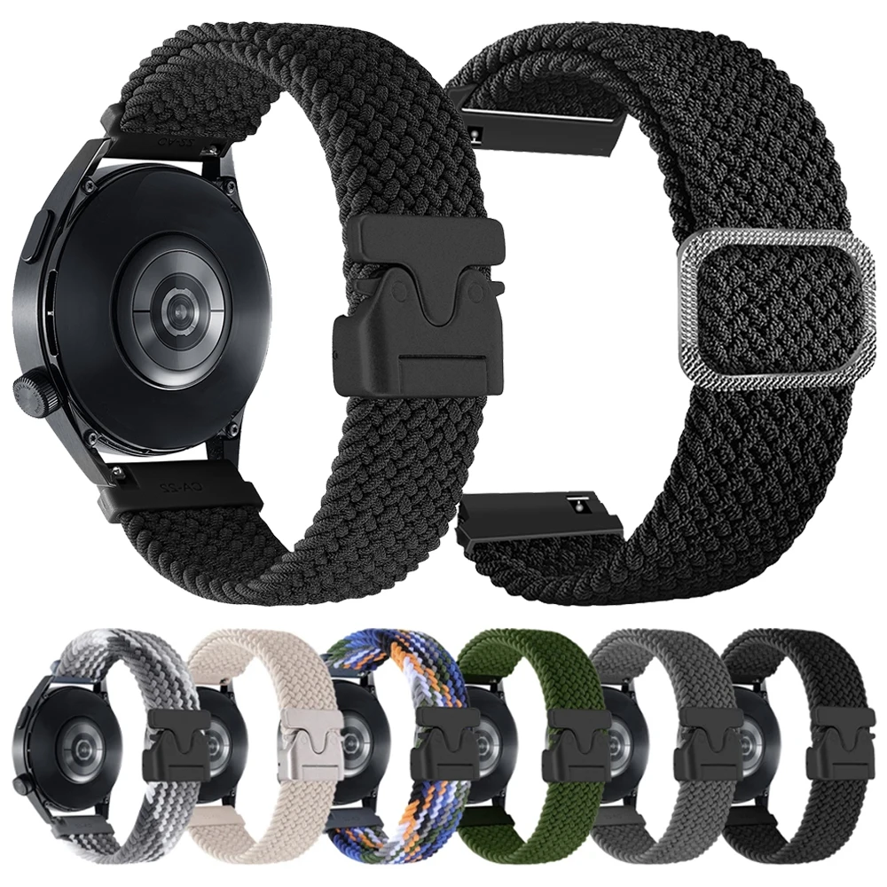 Geflochtenes Armband für Xiaomi Watch 2 Pro/S3/S4/S1 Active/Mi Watch Color 2 Nylon-Sportarmband Redmi Watch 5 Active/Lite 22 mm Armband Image