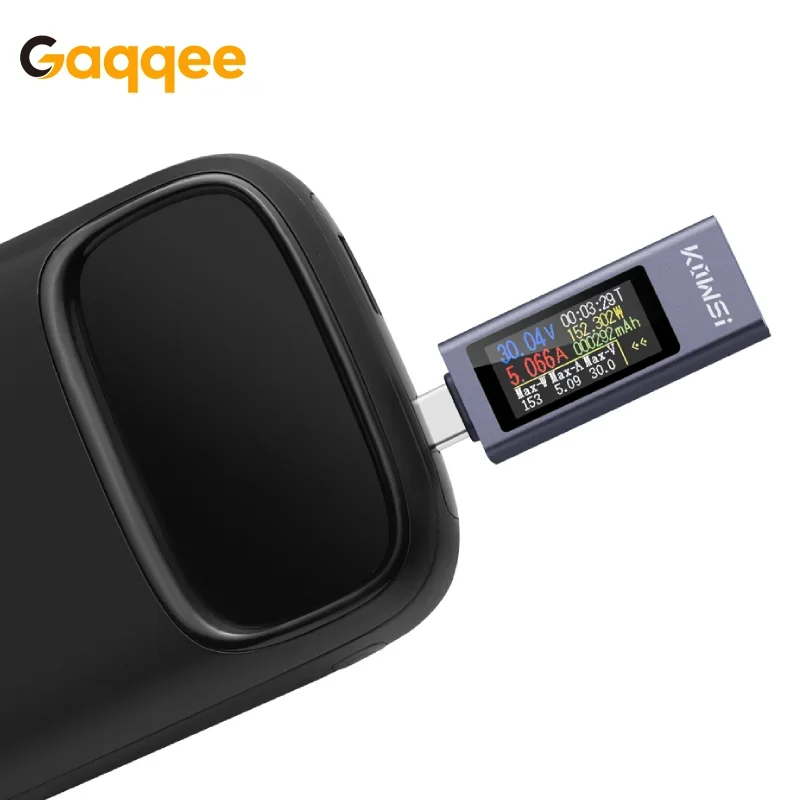 KWS-2303C Typ-C TFT Digital Voltmeter Spannungsprüfer DC 4-30V 0-12A Echtzeiterkennung Volt Strom Leistungsmesser KWS-2302C Image