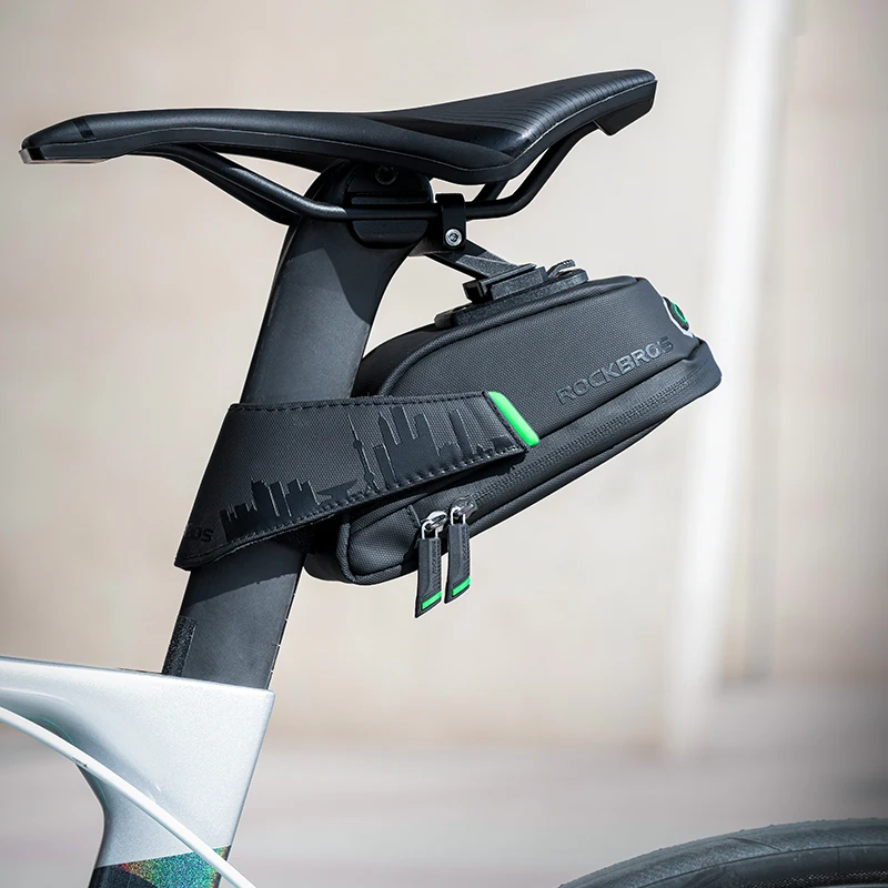 ROCKBROS Radfahren Schwanz Tasche Regendicht Regendicht Fahrrad Tasche Große Kapazität MTB Straße Hinten Sattelstütze Packtaschen Fahrrad Sattel Tasche Image
