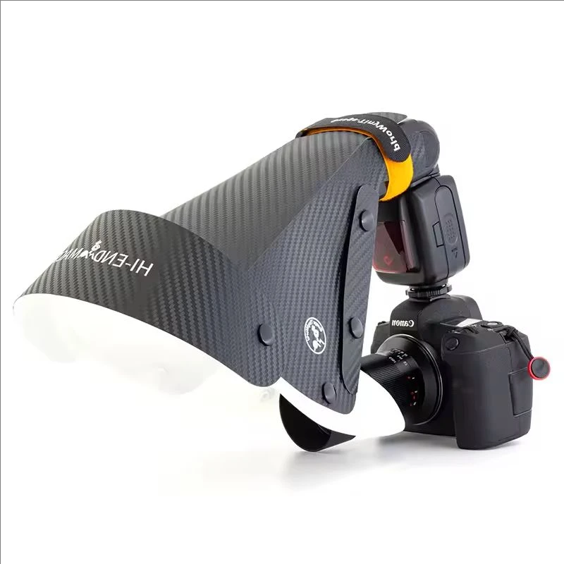 Guage Universal Huf Abdeckung Blitz Diffusor Softbox Blitzgerät Reflektor Snoot Kamera Zubehör für Makro Objektiv Schießen Image
