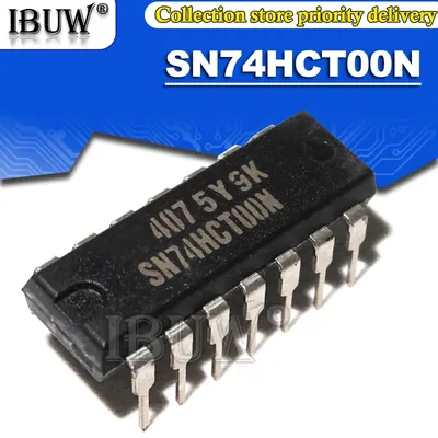 10 Stück sn74hct00n dip14 sn74hct00 74 hct00n 74 hct00 dip integriert ic Image