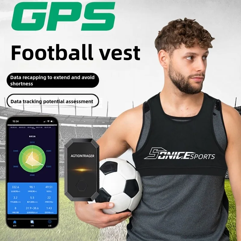 GPS Fußball Trainingsweste Bewegung Datenüberwachung Leistung Tracking Tragbare Positionierungsweste APP-Steuerung Trainingsgeräte Image