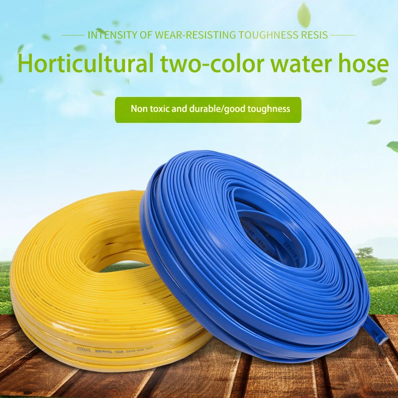 1/2'' Wasserschlauch-Set – langlebiges, flexibles Schlauch-Set für den Hausgarten, 5–20 m, grünes und gelbes Wasserschlauch-Set, dick und langlebig