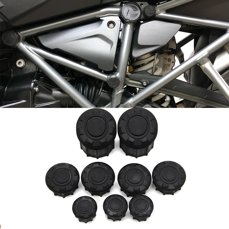 Für BMW R1200GS R1200GS LC Adventure ADV R1250GS R1250GS Adventure 2014-2024 2021 2019 Motorrad Rahmen Loch kappen Abdeckung Stecker Image