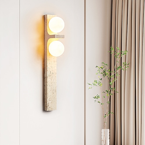 Innenbereich Modern Nordischer Stil Innenwandleuchten Wohnzimmer Esszimmer Stein Wandleuchte 110-120V 220-240V Image