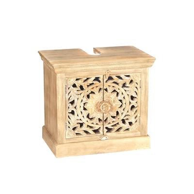MiaMöbel Unterschrank 'Varanasi' Massivholz Mango Modern Indien Indisch Image