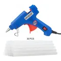 Pistolet à colle thermofusible 20W, Mini pistolets industriels ménagers, outil électrique de température thermique avec bâtons de colle de 7mm