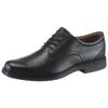 Schnürschuh CLARKS "Aldric Lace", Herren, Gr. 43, schwarz, Leder, elegant, Schuhe, mit weicher Lederinnensohle, Freizeitschuh, Halbschuh, Schnürschuh