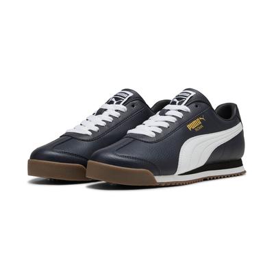 Sneaker PUMA "ROMA 24 STANDARD", Gr. 46, blau (new navy, puma weiß), Leder, mehrfarbig, sportlich, Schuhe Image