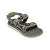 Sandale QUIKSILVER "Monkey Caged", Gr. 11(44), grün (camo), Obermaterial: Textil, Außensohle: Gummi, Schuhe