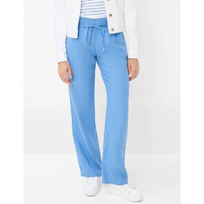 Culotte BRAX "Style FARINA", Damen, Gr. 46L (92), Langgrößen, blau, 100% Leinen, Hosen Image