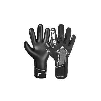 Torwarthandschuhe REUSCH "Fastgrip Infinity", Damen, Gr. 12, schwarz, 41% Polyester, 7% Polyurethan, 2% Polyamid, 50% Elastodien, unifarben, sportlich, Handschuhe, mit Hybrid Negative Cut Image