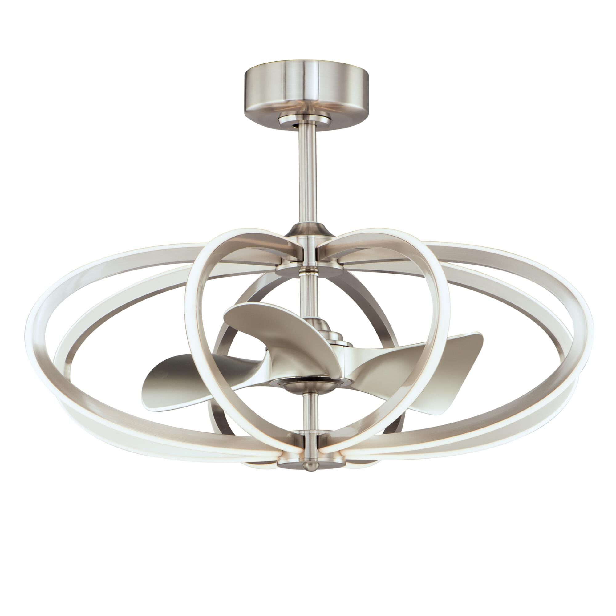Maxim Lighting Solstice 34 Inch Ceiling Fan with Light Kit - 61005SN