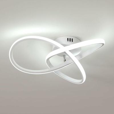 Comely - Moderne led Deckenleuchte im Kleeblatt-Design, LED-Deckenleuchte ø 40 cm für Wohnzimmer, Image