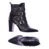 Bronx Damen Stiefelette, Gr. 39, schwarz, Leder