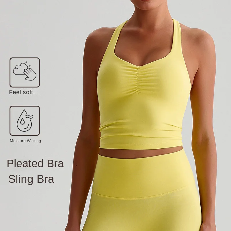 Hochwertiger Sport-BH, Push-Up, Fitnessstudio, Weste, Kleidung, High Impact, Fitness, Workout, Top, weiblich Image