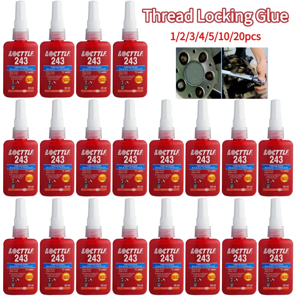Gewindesicherungskleber 243, Schraubenkleber, Spannschrauben, verhindern Lösen, Rost, Abdichten, Temperaturbeständigkeit, Lager, speziell Image