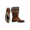 Rieker Damen Stiefel, Gr. 39, orange, Kunstleder