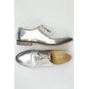 pier one Damen Halbschuh, Gr. 37, silber, Leder
